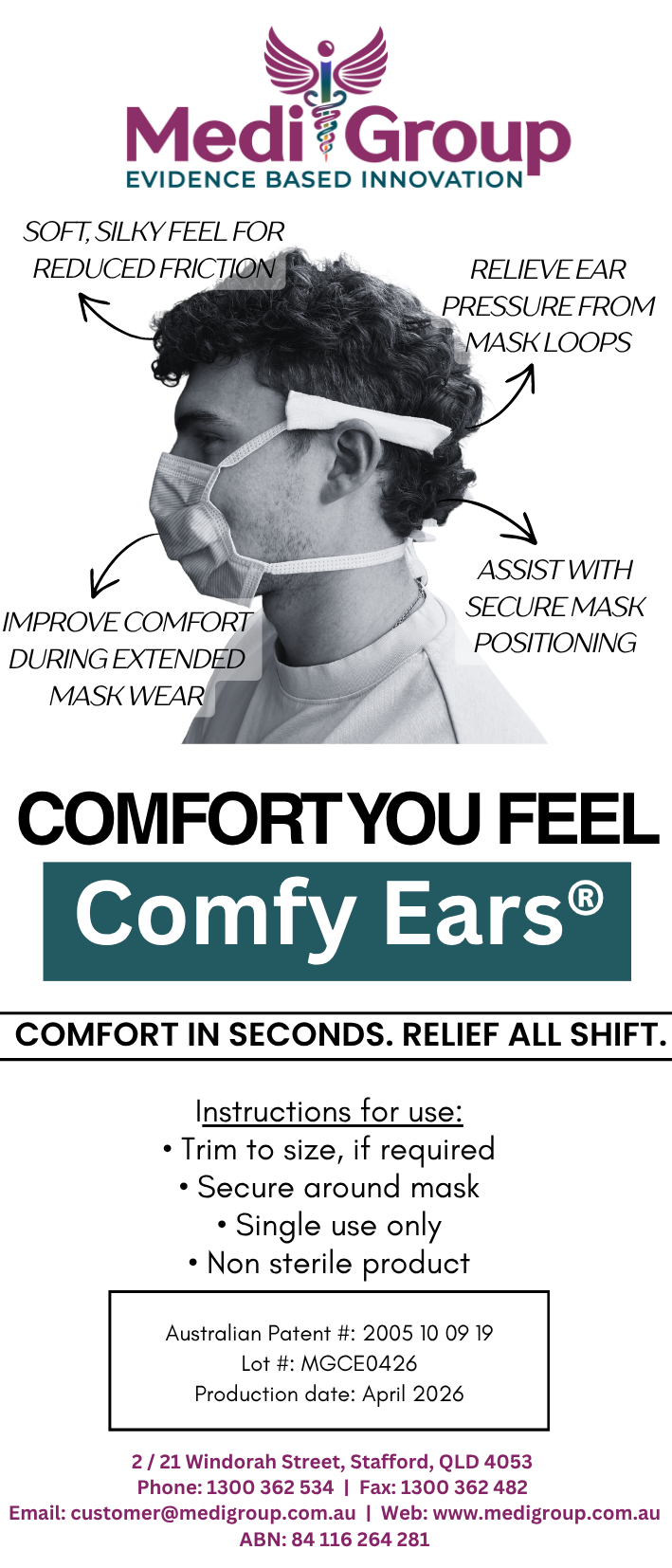 Comfy Ears for Mask Comfort